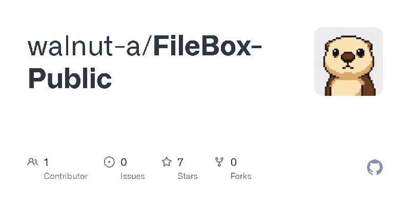 GitHub - walnut-a/FileBox-Public
