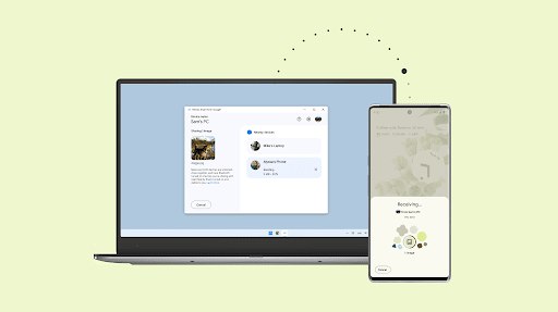 The new Quick Share app for Windows | Android